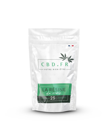 Résine du mois - 25g - CBD.fr