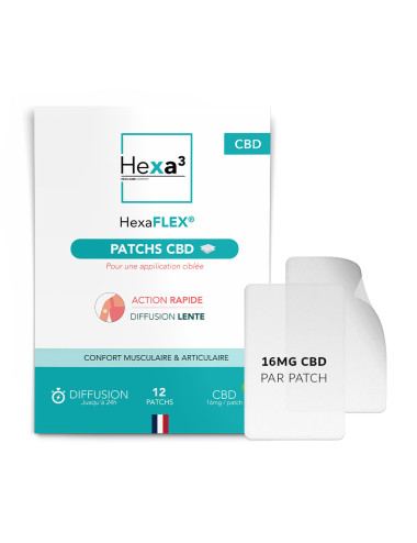 Patchs CBD de chez Hexa3