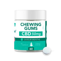 Chewing-Gums CBD - 50MG X 60 SAVEUR MENTHE - Hexa3