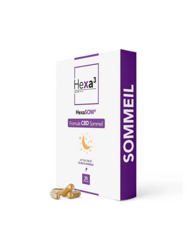 Gélules CBD Sommeil - 1500MG - Hexa3