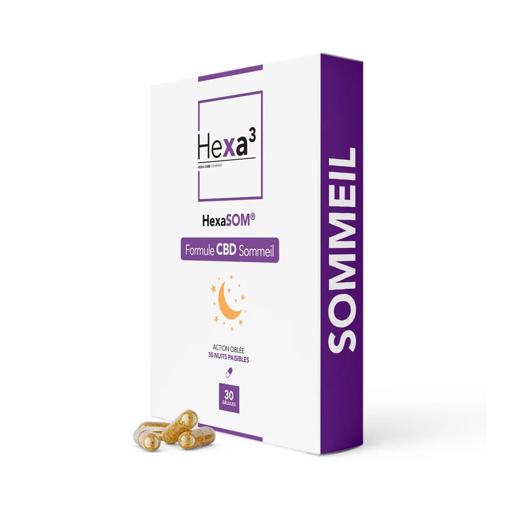 Gélules CBD Sommeil - 1500MG - Hexa3