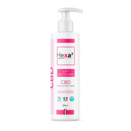Lait Nettoyant Doux Chanvre Bio - Hexa3