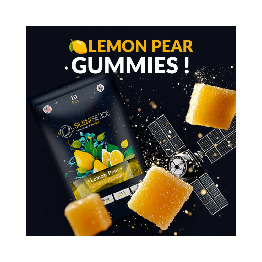 Gummies THC Delta 9 Lemon Pear - Silent Seeds Silent Seeds - 3-cbd