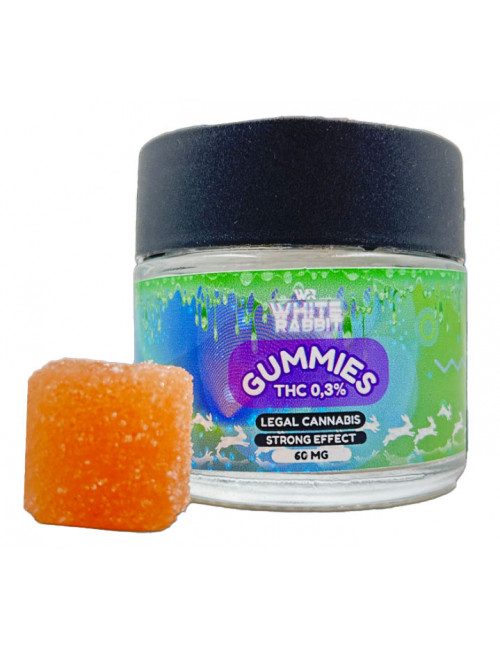 Gummies THC 60mg - White...