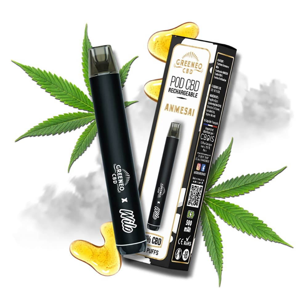 Pod rechargeable Amnesia - Greeneo Pod rechargeable Amnesia - Greeneo