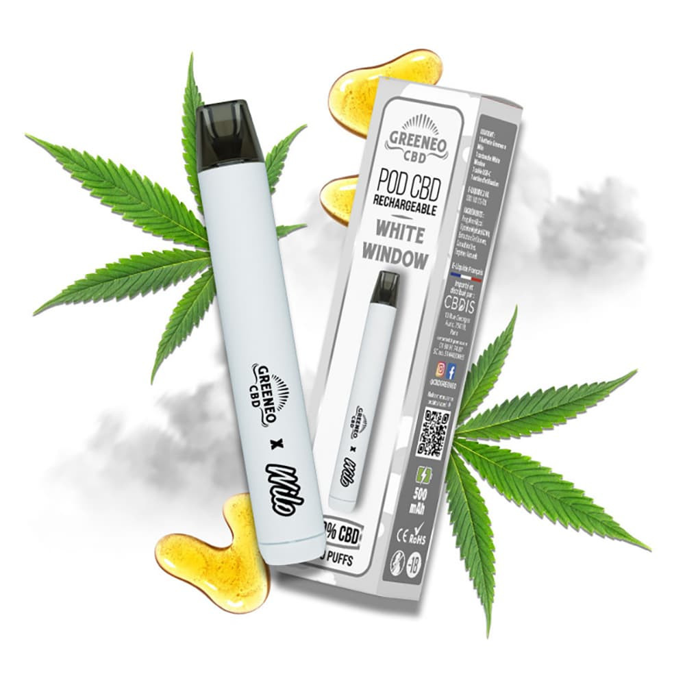 Pod rechargeable white widow - Greeneo Pod rechargeable white widow - Greeneo