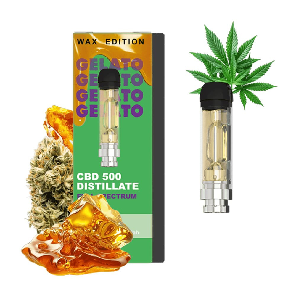Cartridge GELATO - CBD Fullspectrum Distillate - Marie Jeanne Cartridge GELATO - CBD Fullspectrum Distillate - Marie Jeanne