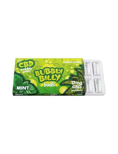 Chewing Gum CBD 17mg - Menthe - Bubbly Billy