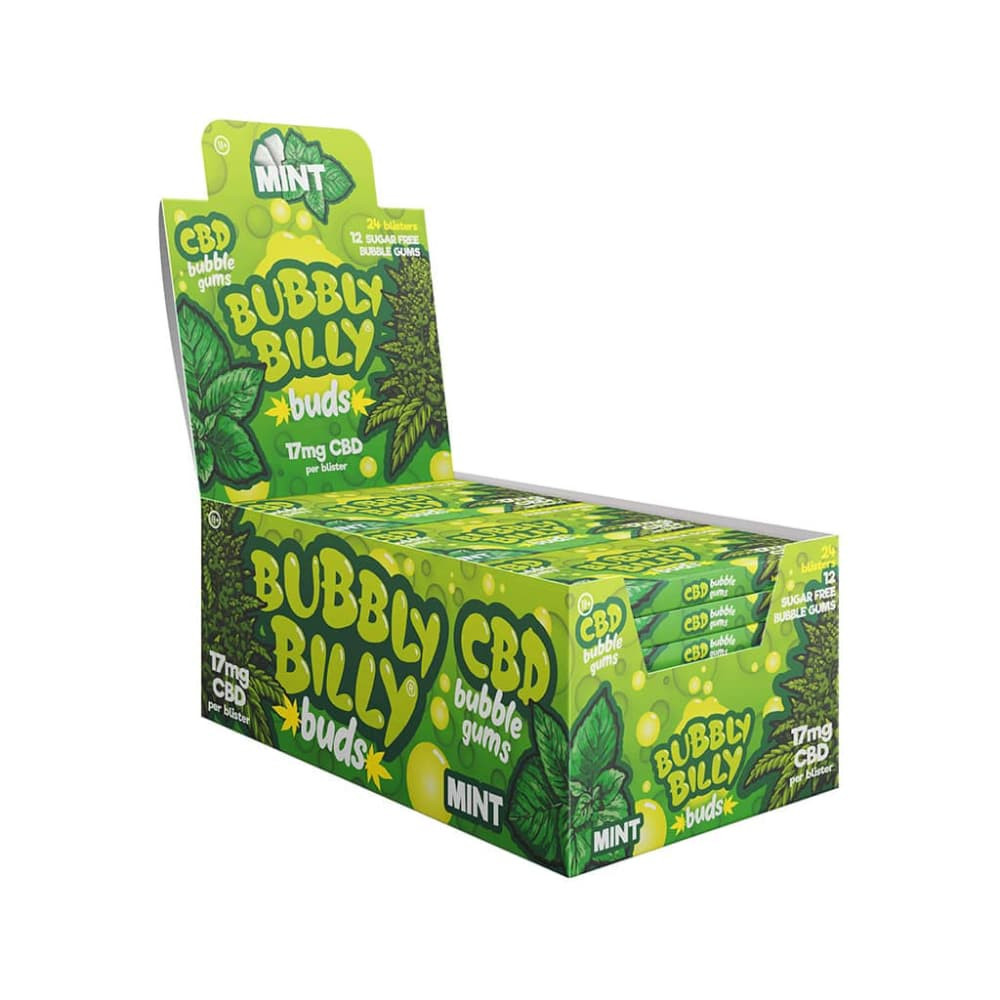 Chewing Gum CBD 17mg - Menthe - Bubbly Billy