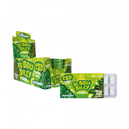 Chewing Gum CBD 17mg - Menthe - Bubbly Billy