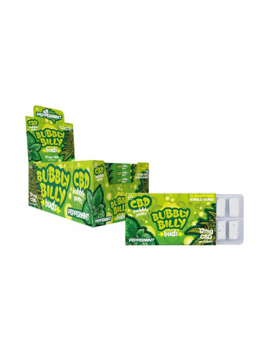Chewing Gum CBD 17mg - Menthe - Bubbly Billy