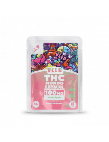Mondo cube Delta 9 THC - Pomme 100mg - Veed