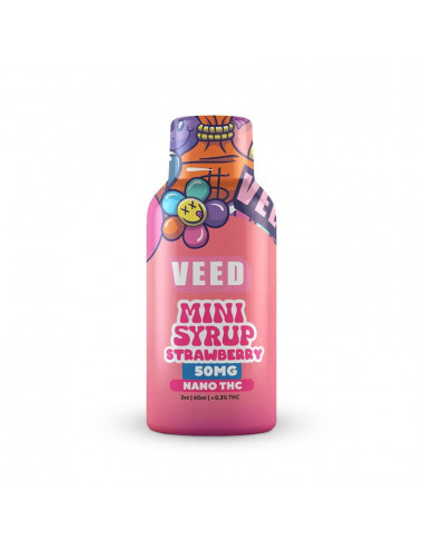 Sirop Delta-9 THC - Fraise - Veed