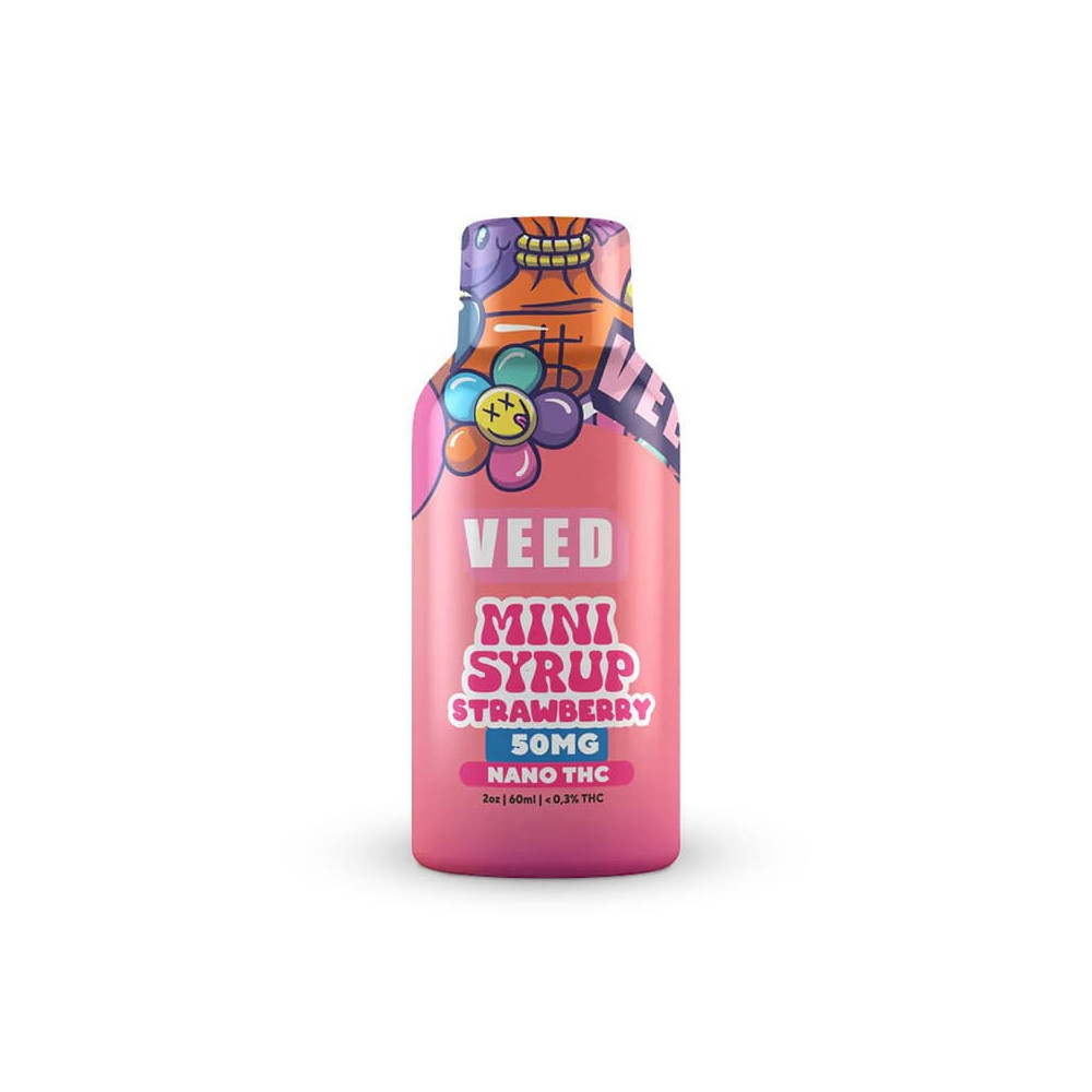 Sirop Delta-9 THC - Fraise - Veed Sirop Delta-9 THC - Fraise - Veed