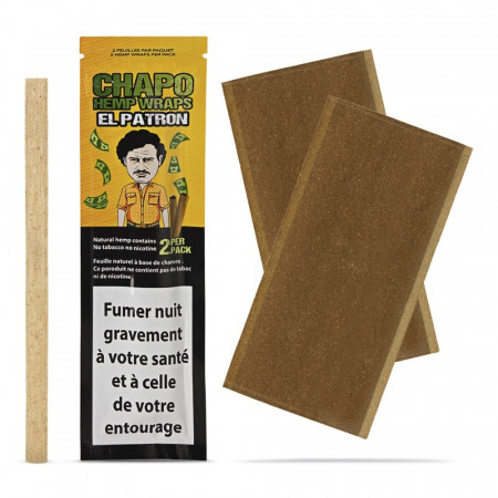Blunt - El Patron Pêche Orange - Hemp Wrap