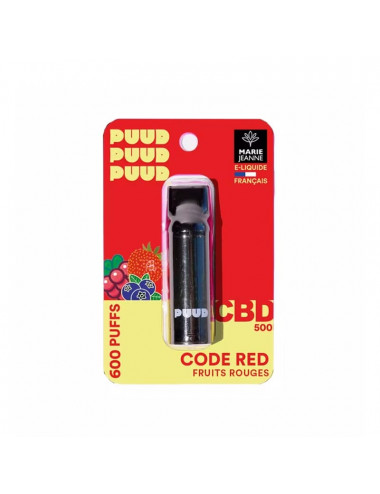Cartouche PUUD Code red - CBD 500mg - Marie Jeanne