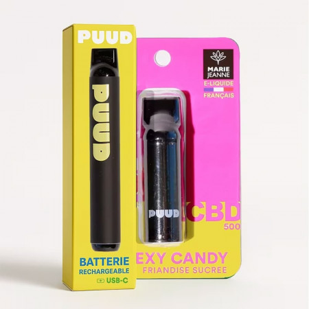 PUUD Sexy Candy - 600 Puffs CBD 500mg Réutilisable
