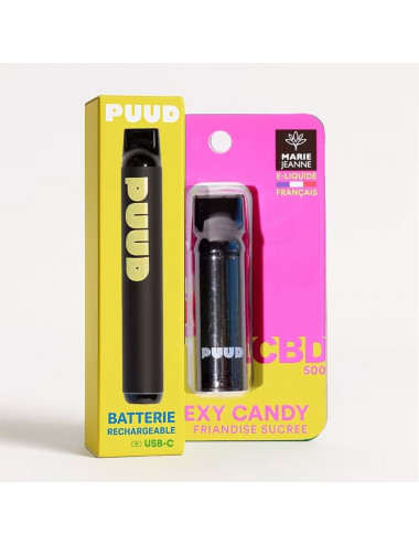 PUUD Sexy Candy - 600 Puffs CBD 500mg Réutilisable
