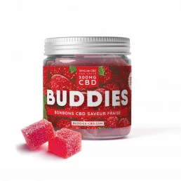 Bonbon CBD fraise - Buddies