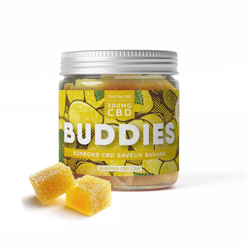 Bonbon CBD Banane - Buddies Bonbon CBD Banane - Buddies