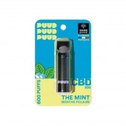 Cartouche PUUD The mint - CBD 500mg - Marie Jeanne