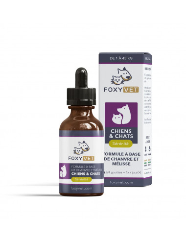 Huile Anti-stress Animaux - Foxyvet