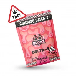 Gummies D9 - Fraise 15mg - Boomz