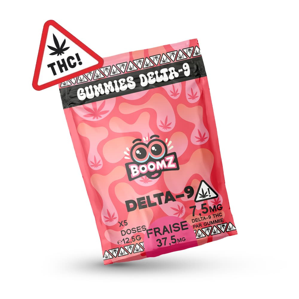 Gummies D9 - Fraise 15mg - Boomz Gummies D9 - Fraise 15mg - Boomz