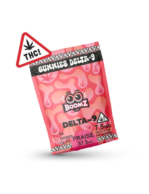 Gummies D9 - Fraise 15mg - Boomz