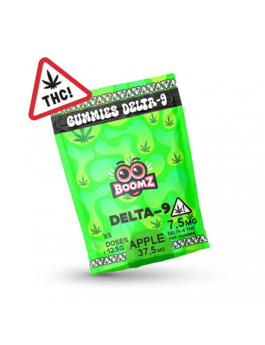 Gummies D9 - Pomme 7,5mg - Boomz