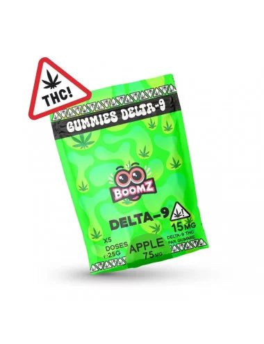Gummies D9 - Pomme 15mg - Boomz