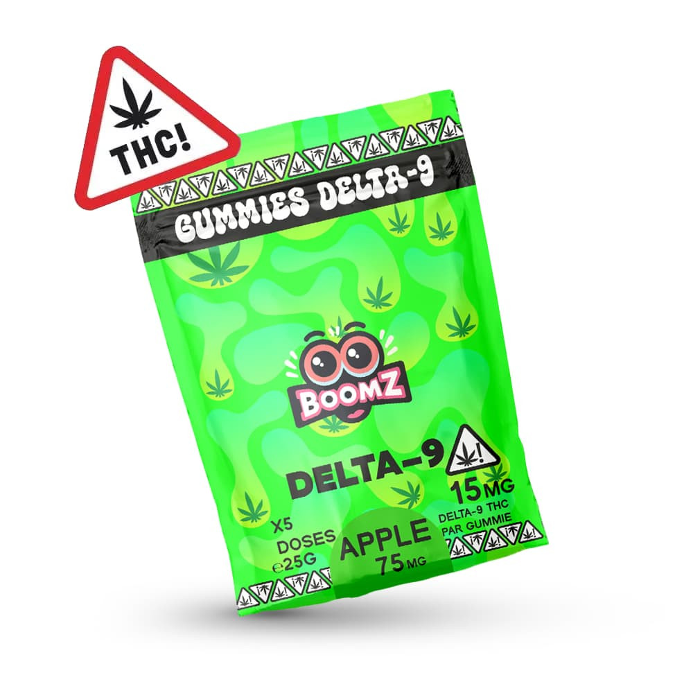 Gummies D9 - Pomme 15mg - Boomz
