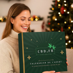 Calendrier de l’Avent CBD avec 24 cases surprises