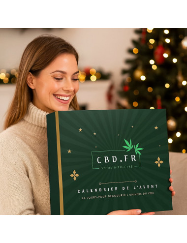 Calendrier de l’Avent CBD avec 24 cases surprises