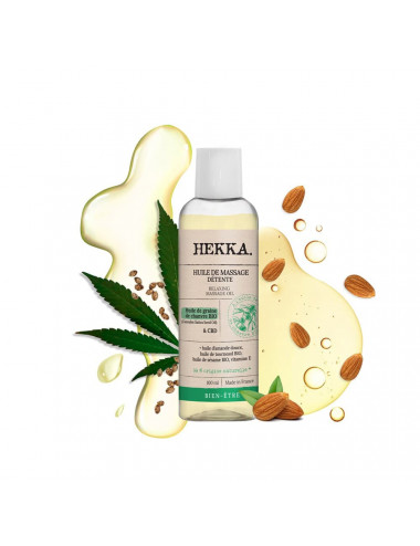 Huile de massage – Détente - Hekka