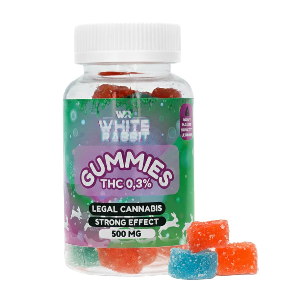 Gummies THC 500mg - White rabbit