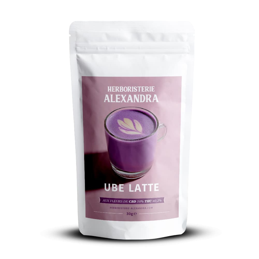 Ube Latte CBD - Herboristerie Alexandra