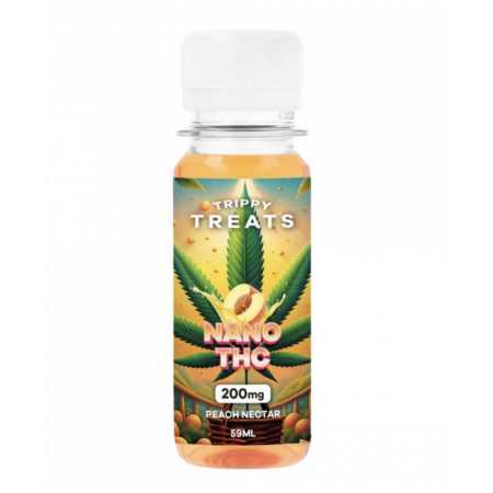 Sirop Nano THC - Peach Nectar - Trippy Treats