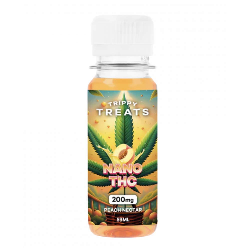 Sirop Nano THC - Peach Nectar - Trippy Treats