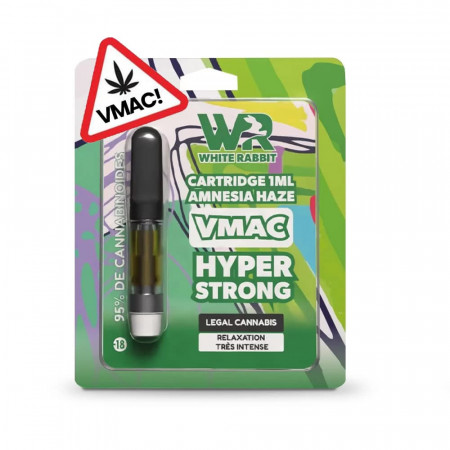 Cartouche VMAC HYPER STRONG - Amnesia Haze - White Rabbit