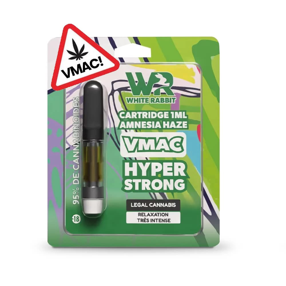 Cartouche VMAC HYPER STRONG - Amnesia Haze - White Rabbit