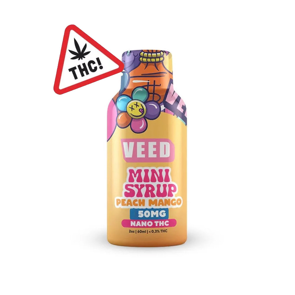 Sirop Delta-9 THC - Pêche - Veed
