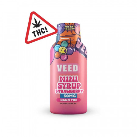 Sirop Delta-9 THC - Fraise - Veed