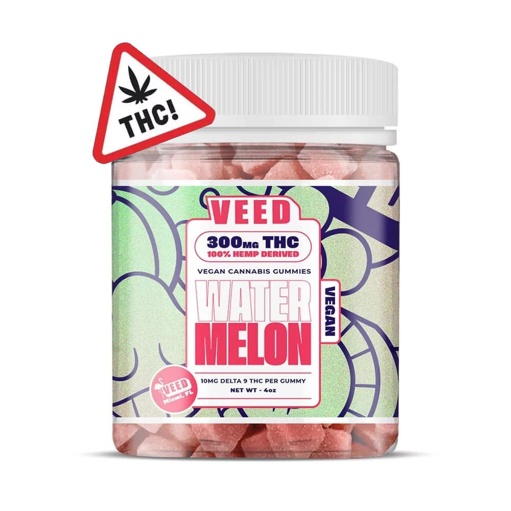 Gummies Delta-9 THC - Pastèque 300mg - Veed