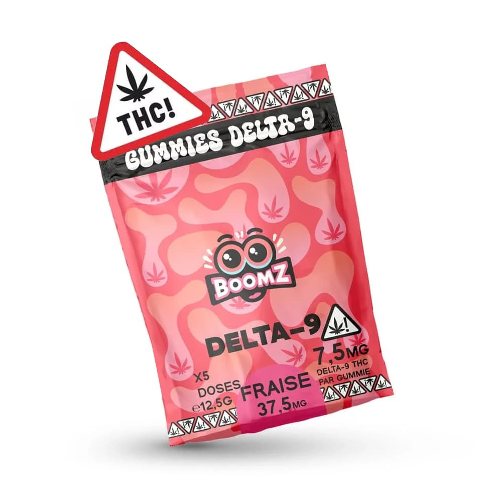 Gummies D9 - Fraise 15mg - Boomz