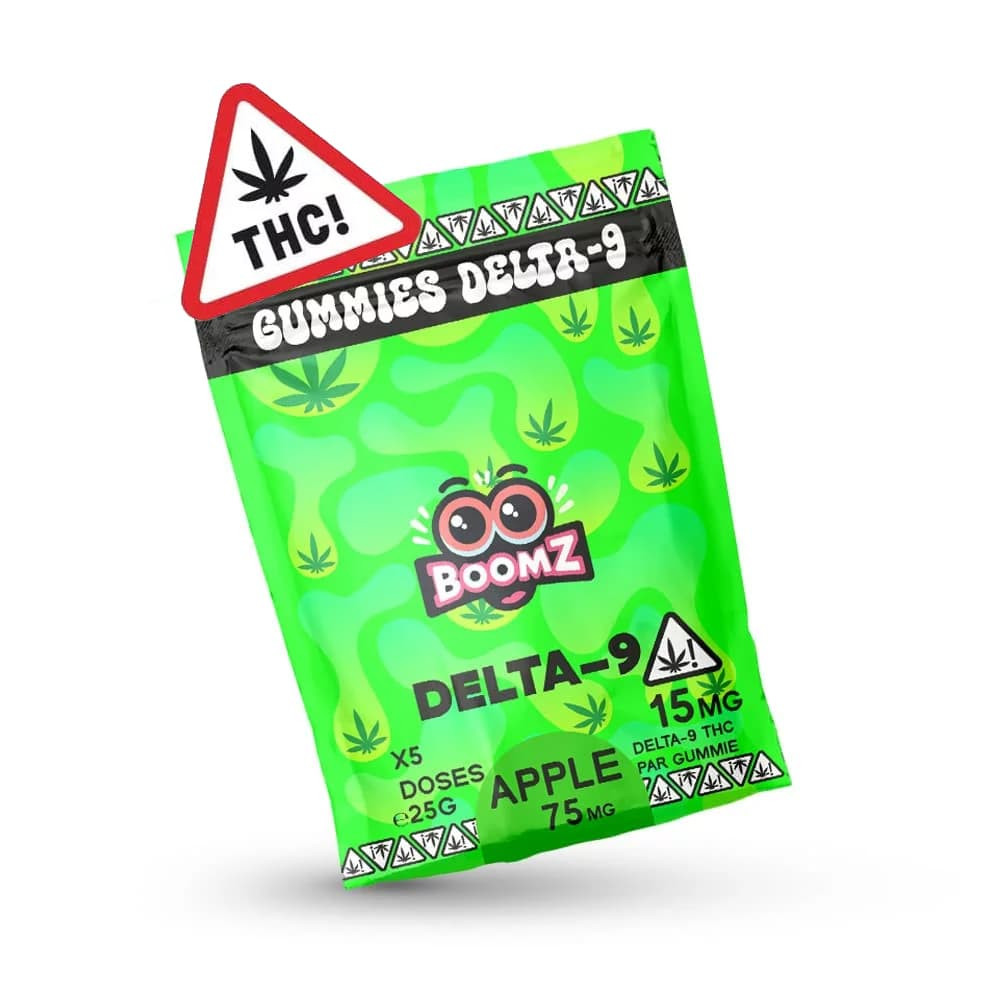 Gummies D9 - Pomme 15mg - Boomz