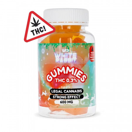 Gummies THC 600mg - White rabbit