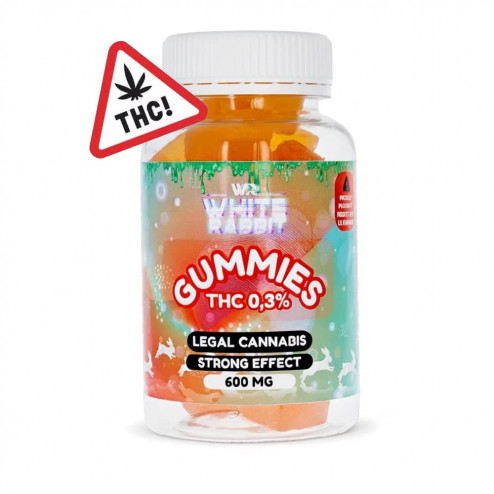 Gummies THC 600mg - White rabbit