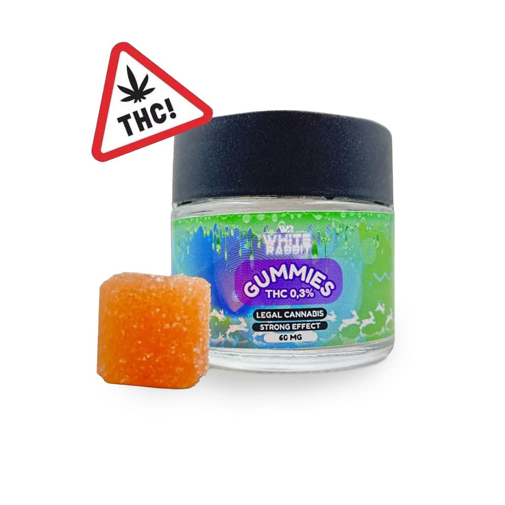 Gummies THC 60mg - White Rabbit