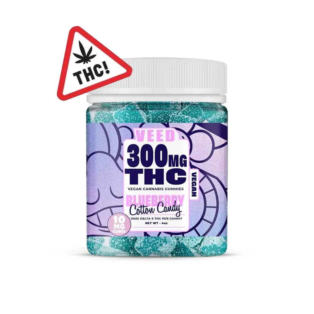 Gummies Delta-9 THC - Barbe à papa 300mg - Veed